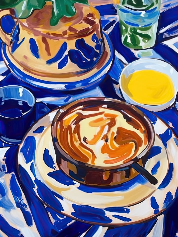 Caramel Flan Painting 3