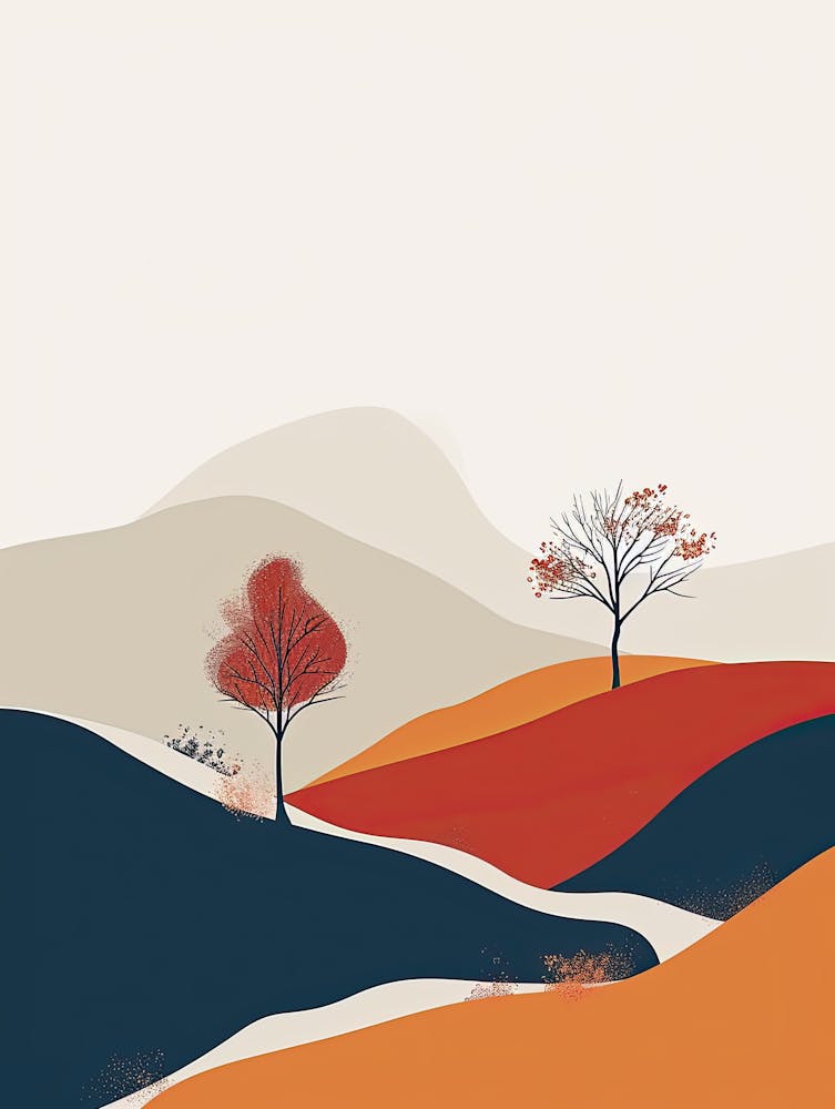 Autumn Landscape, Hygge