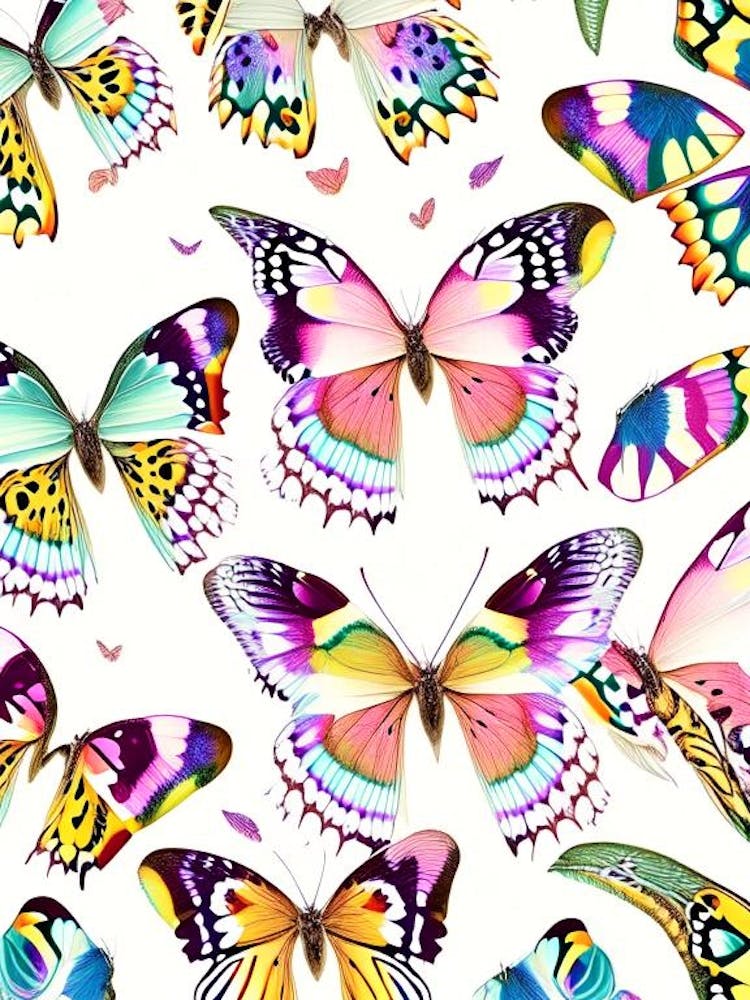 Butterfly Repeat Pattern Decoupage 1