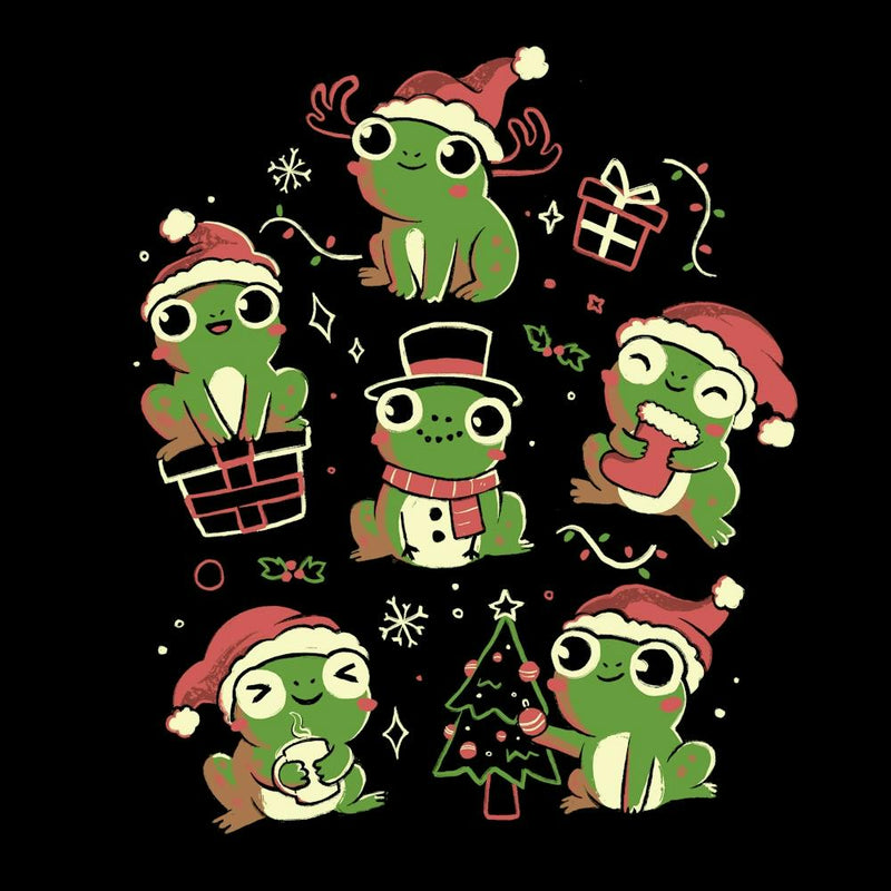 Jolly Frogs - Funny Cute Adorable Christmas Frog Holiday Gift