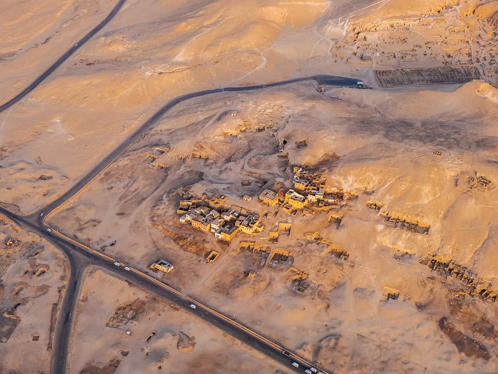 Aerial view of Luxor, Egypt 2