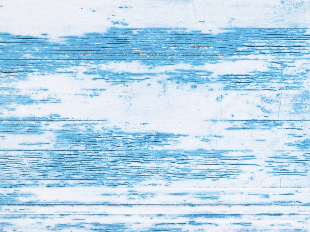 Blue Painted Wood Background 1
