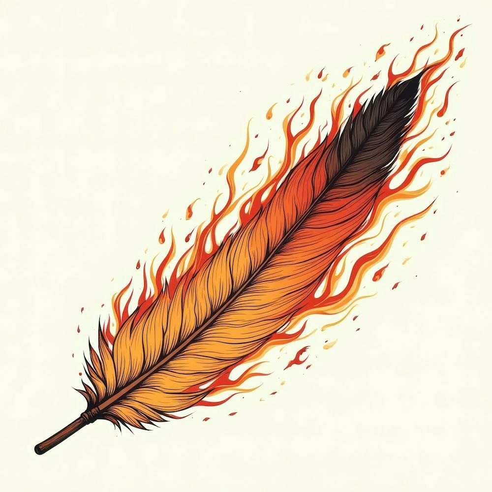 Flaming Feather