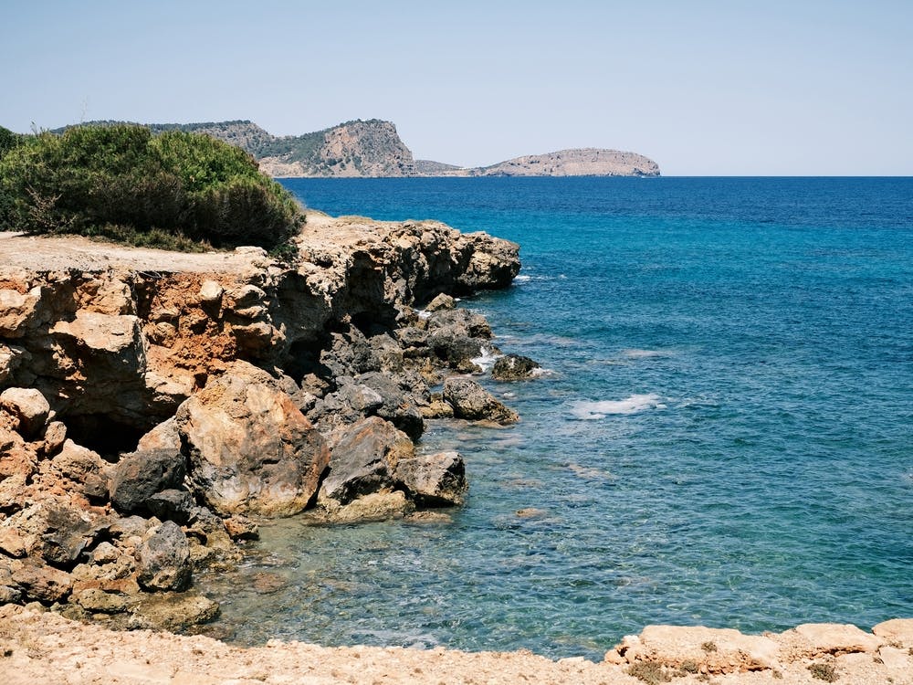 Rocky blue Coast // Ibiza Nature & Travel Photography