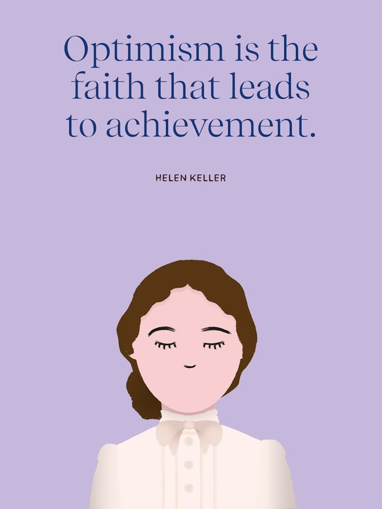 Inspirational people print – Helen Keller