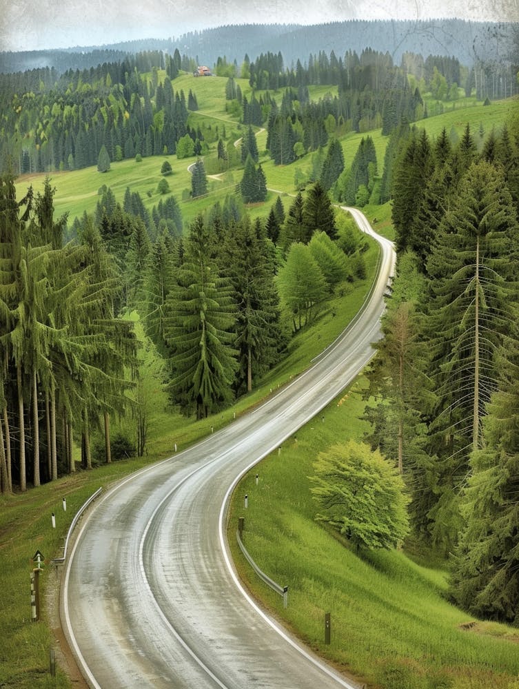 Road In The Mountains Photo