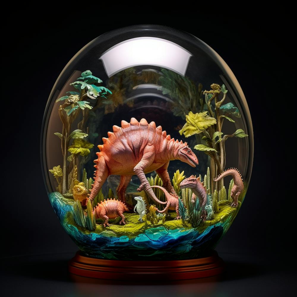 Dinosaurs Under Glass 1