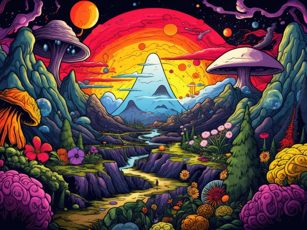 Psychedelic Landscape 5