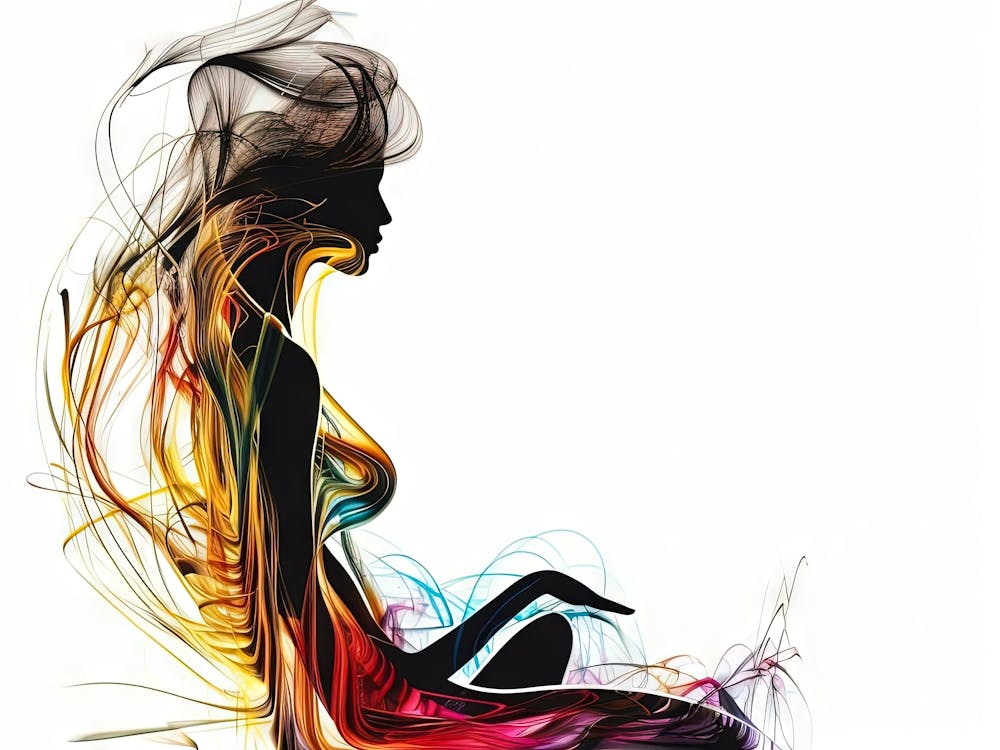 Woman In Yoga Pose 2