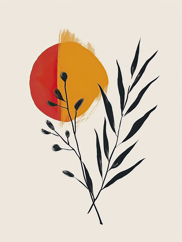 Sunset Abstractions Mid Century Style