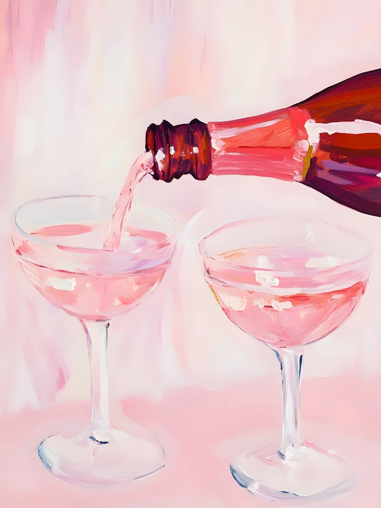 Two Glasses Of Champagne 2