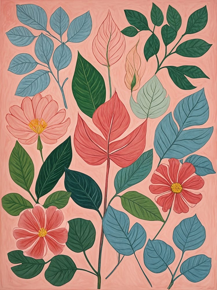 Pink Floral Medley no1