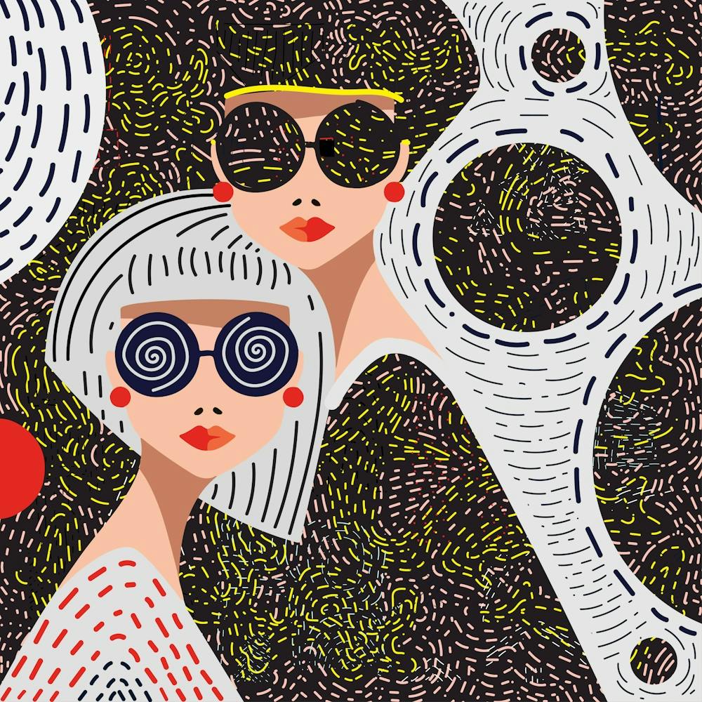 Two Women In Sunglasses
