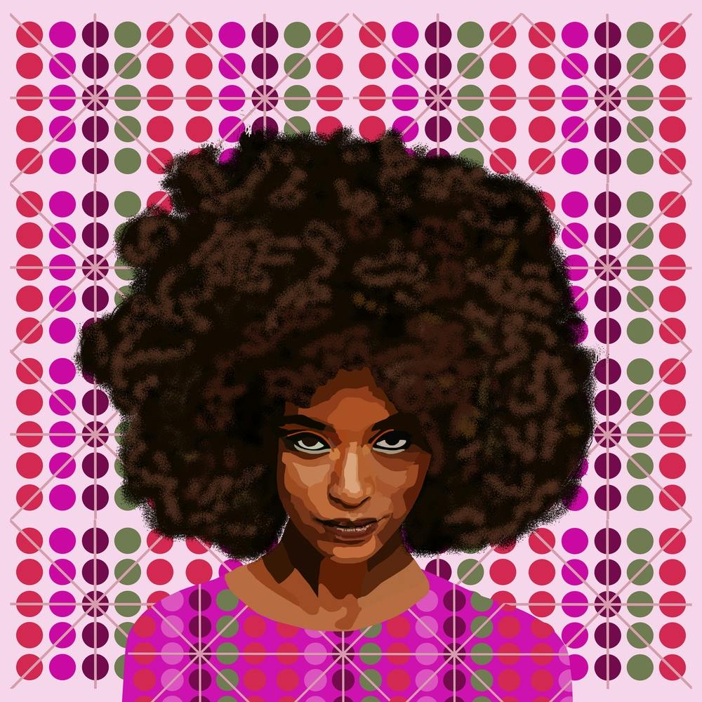 Afro Mädchen