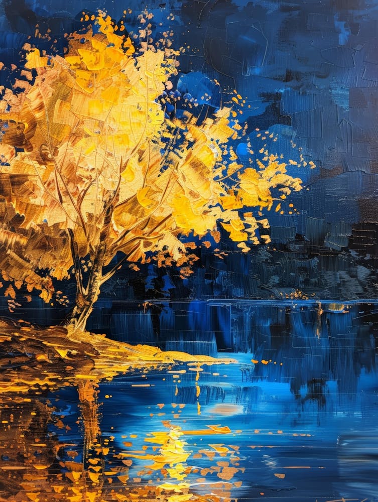 Tree By The Lake 2