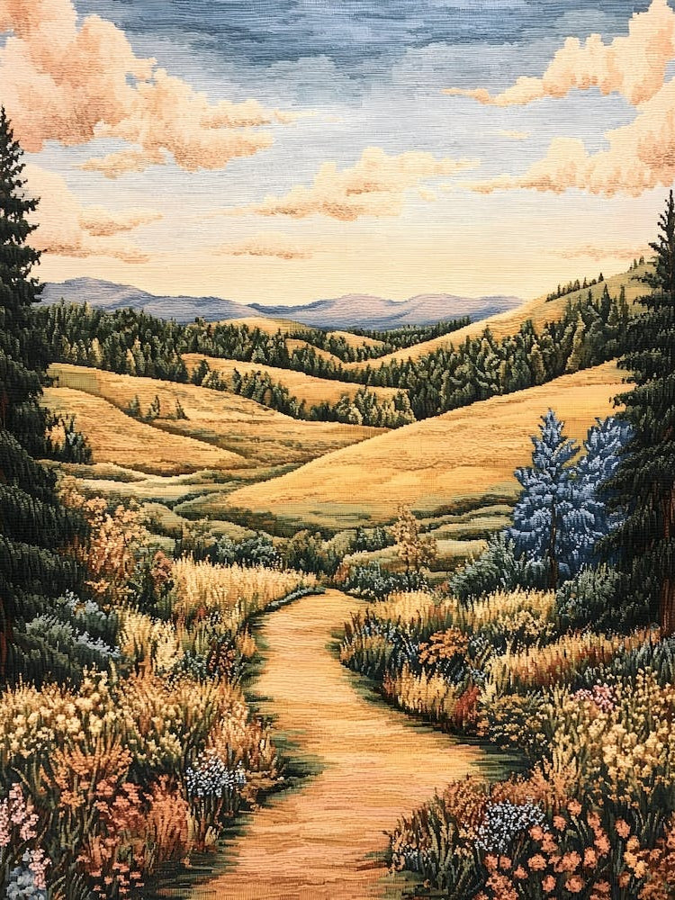 European Countryside Tapestry 9