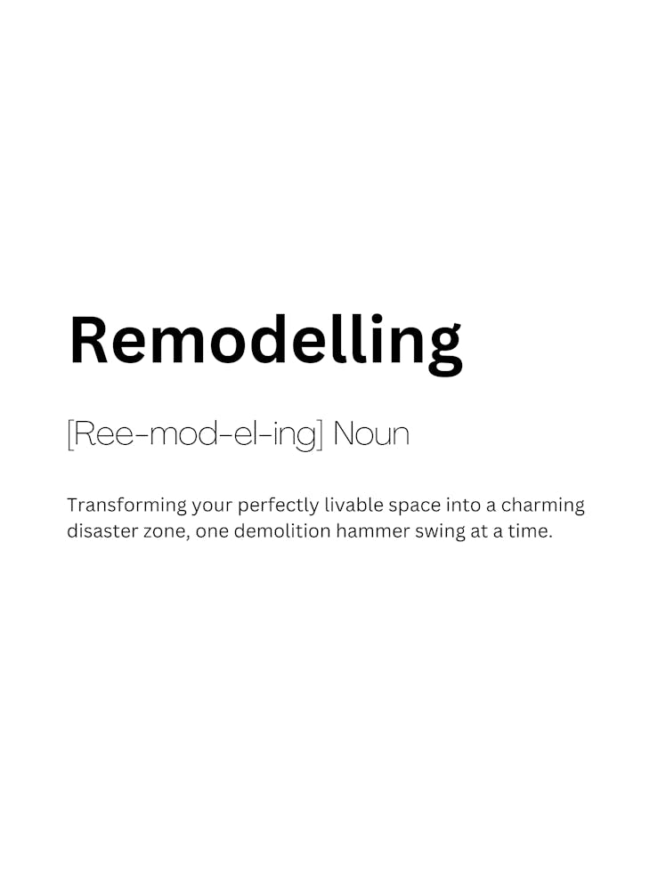 Remodelling Definition Meaning 1