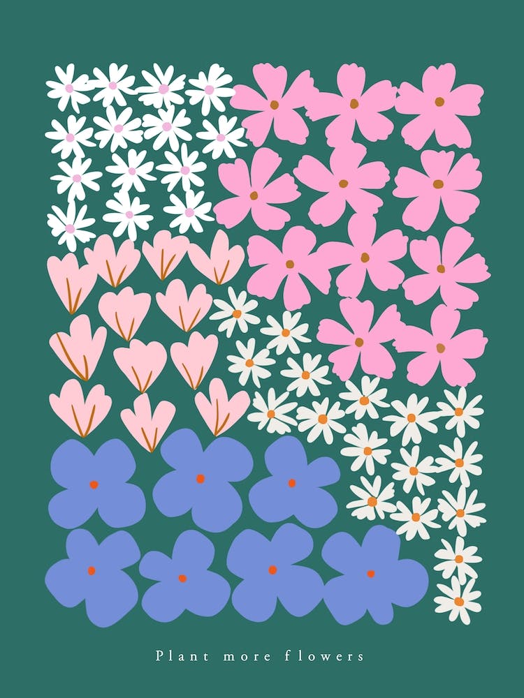 Plant More Flowers Green