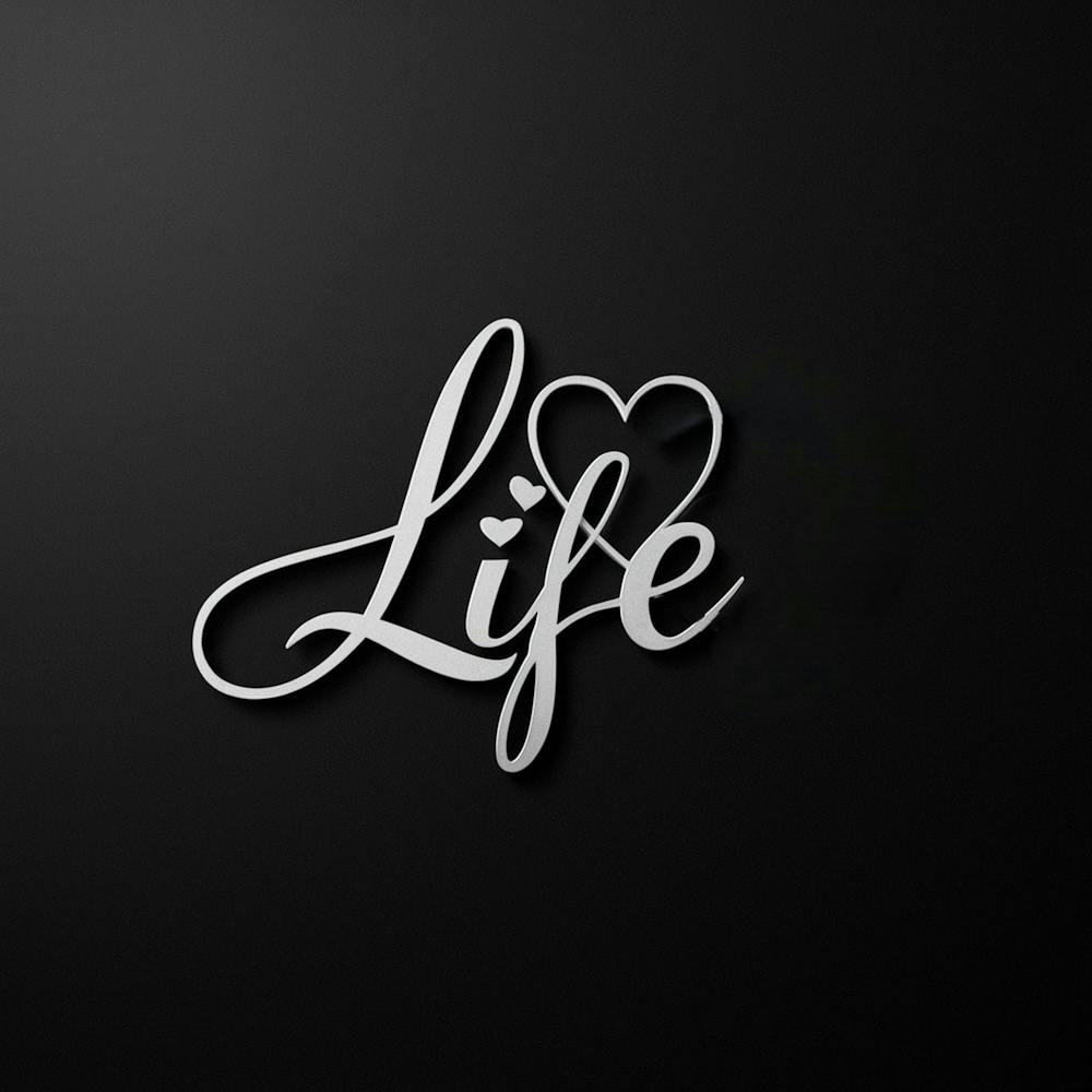 Life On A Black Background