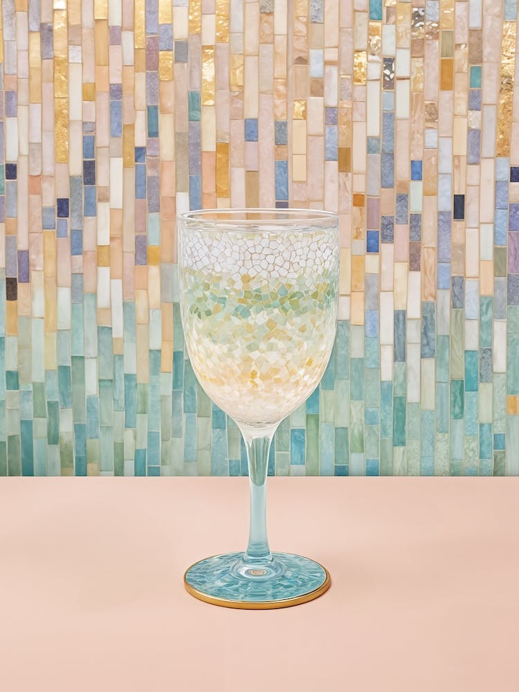 Mosaic Wine Glass