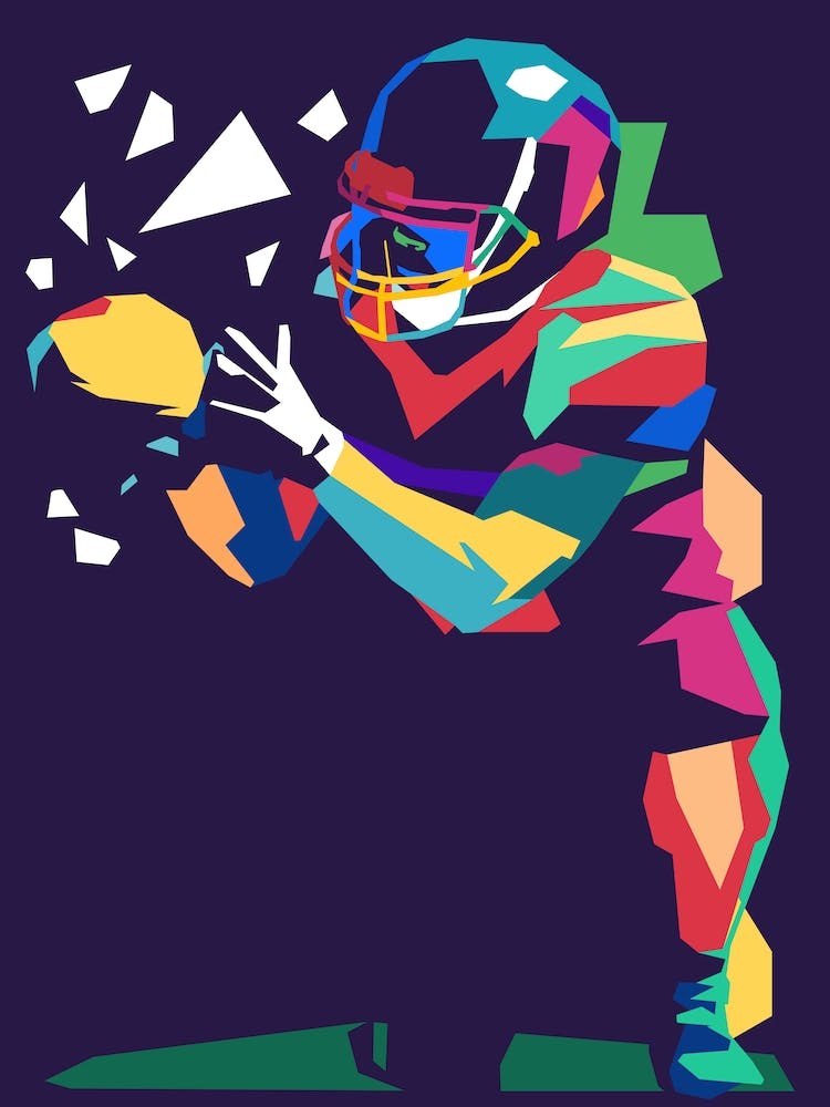 American Football Pop Art 13