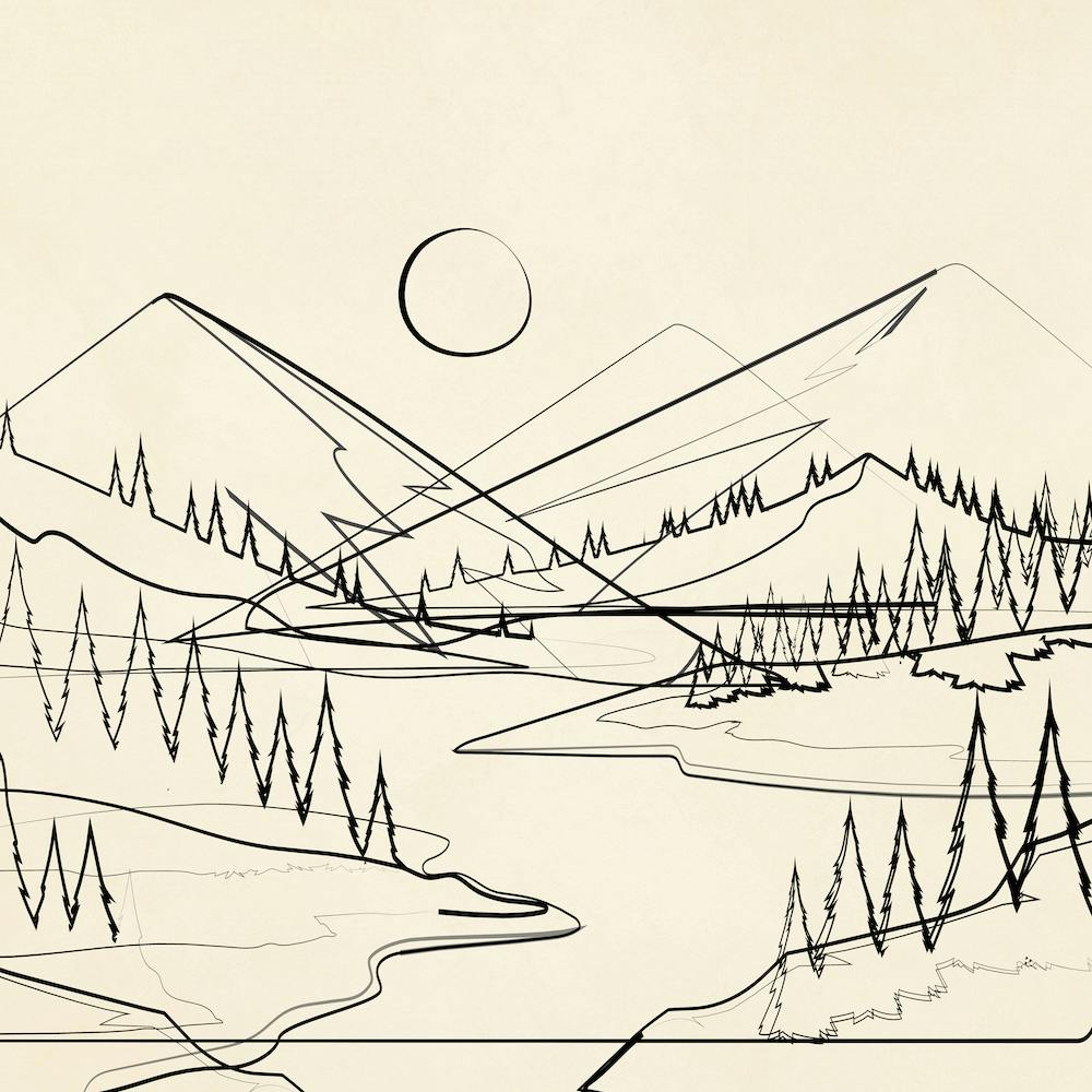 Line Wild Landscape 2