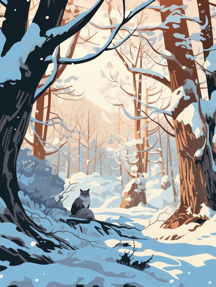 Winter Vole 2 Illustration