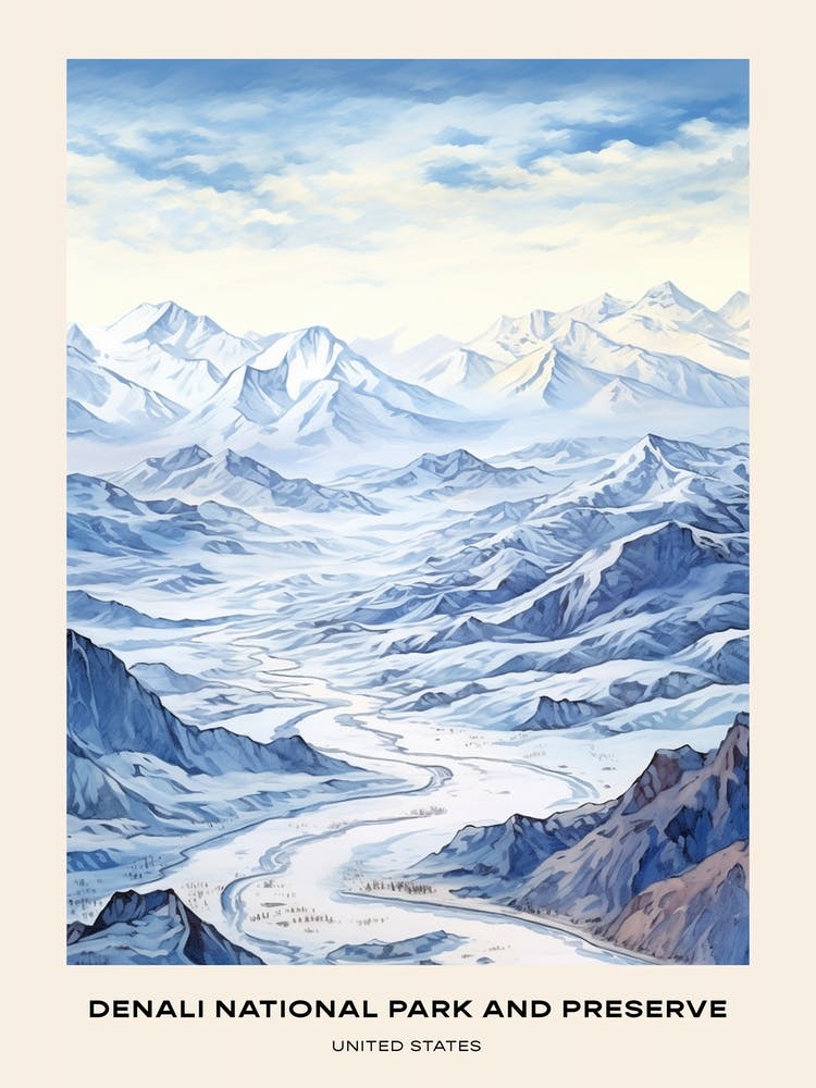 Denali National Park And Preserve United States Of America 2 Poster