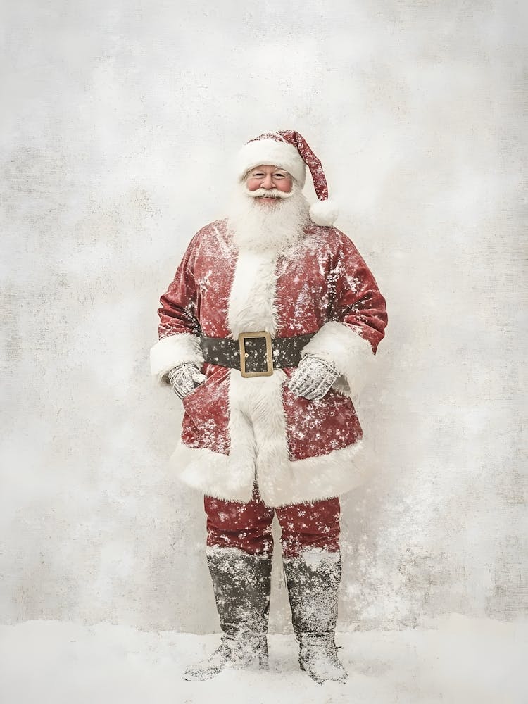 Santa Claus In The Snow 9