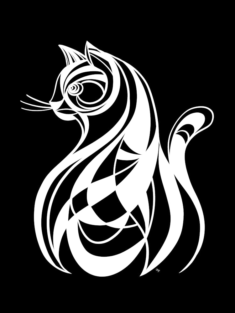 Nordische Mosaik-Katze