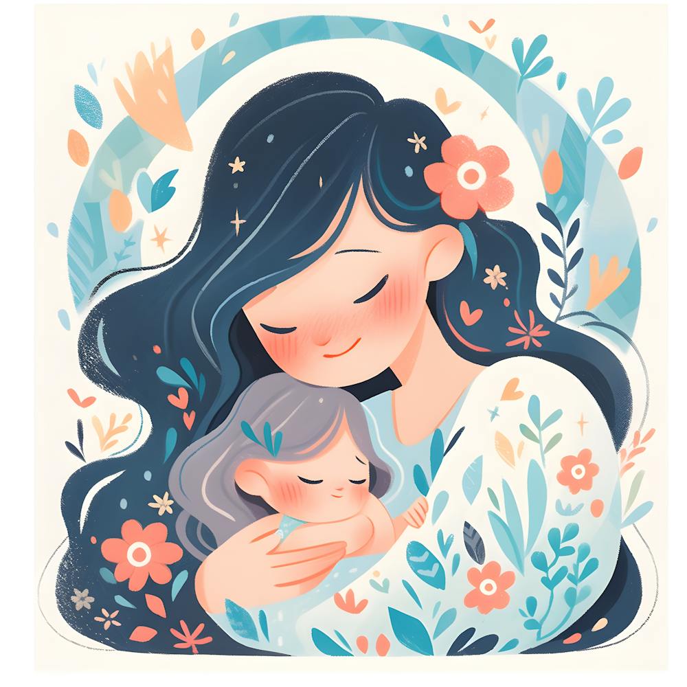 Forever Connected Artistic Tribute To Motherhood