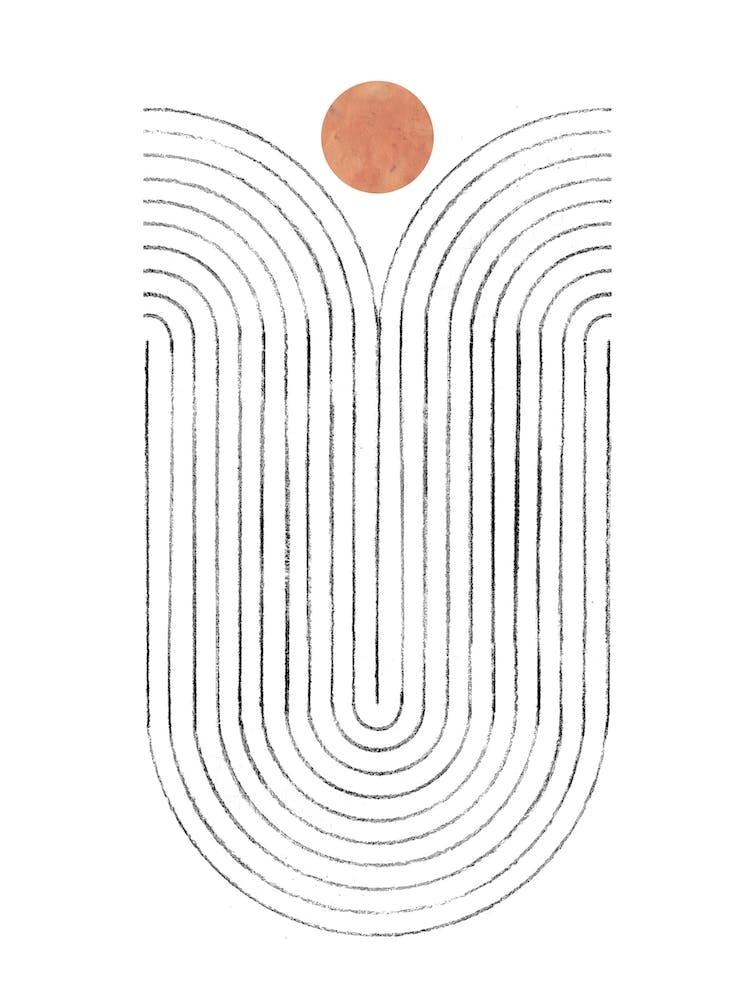 Minimalist line drawing