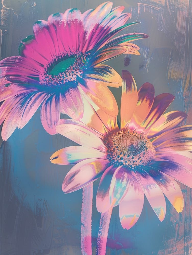Iridescent Flower Oxeye Daisy 3