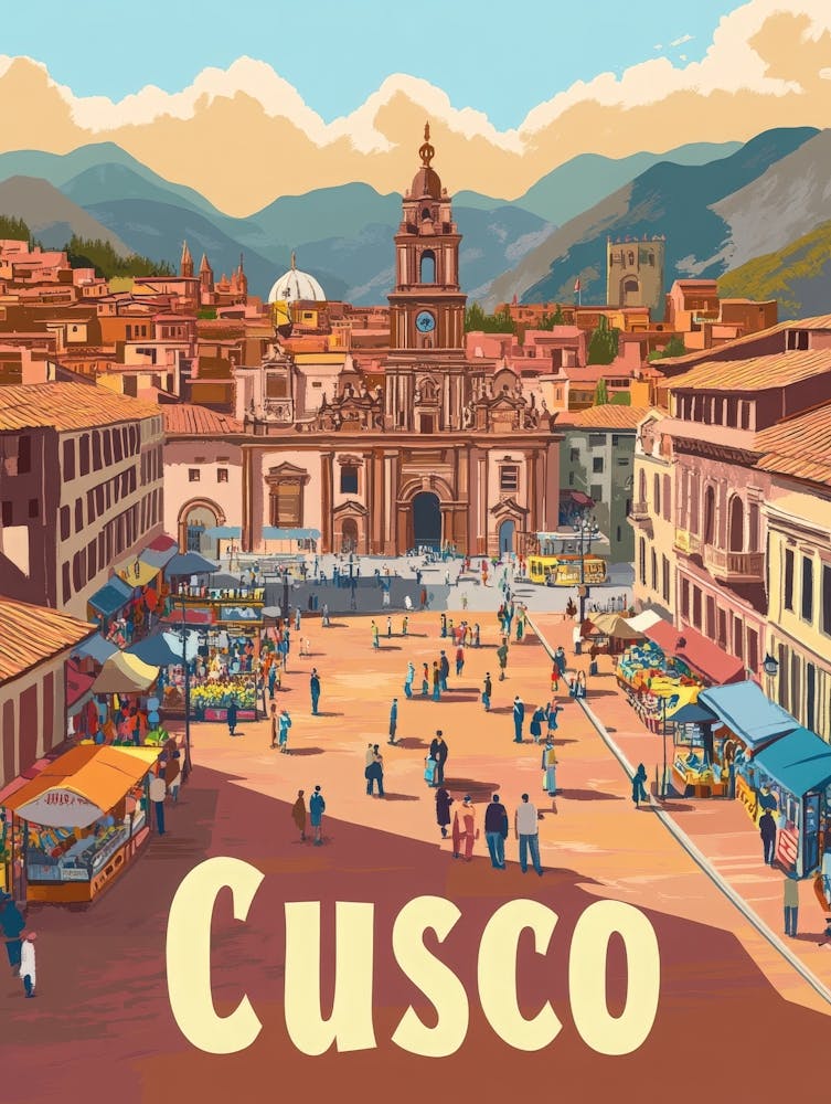 Aihrgdesign A Classic 1960s Travel Poster For Cusco Showcasin 12478eb1 351d 480c A5b0 1f1b9dec4bbb 2