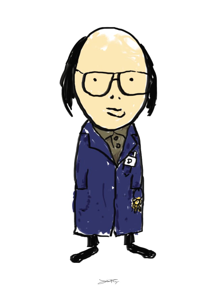 Ricky Gervais Karl Pilkington Derek Dougie Illustration