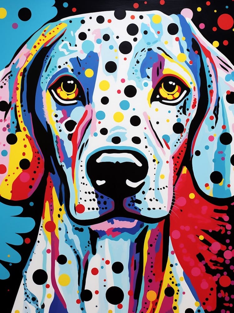 Pop Art Dotty Dog 2