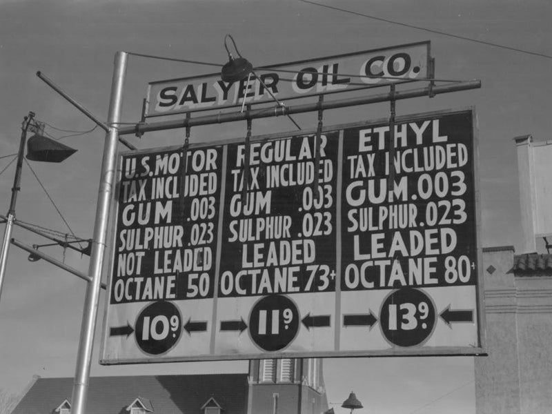 A Law Was Passed In Oklahoma City Requiring Every Filling Station To Display A Chemical Analysis Of The Gasoline Sold