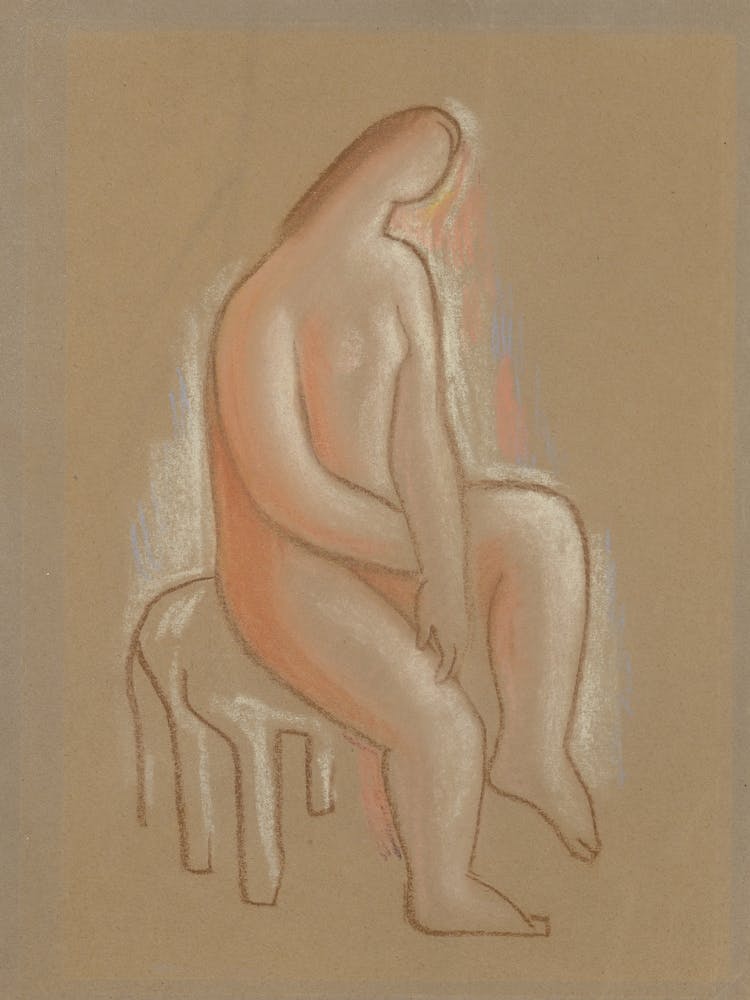 Seated Woman, Mikuláš Galanda