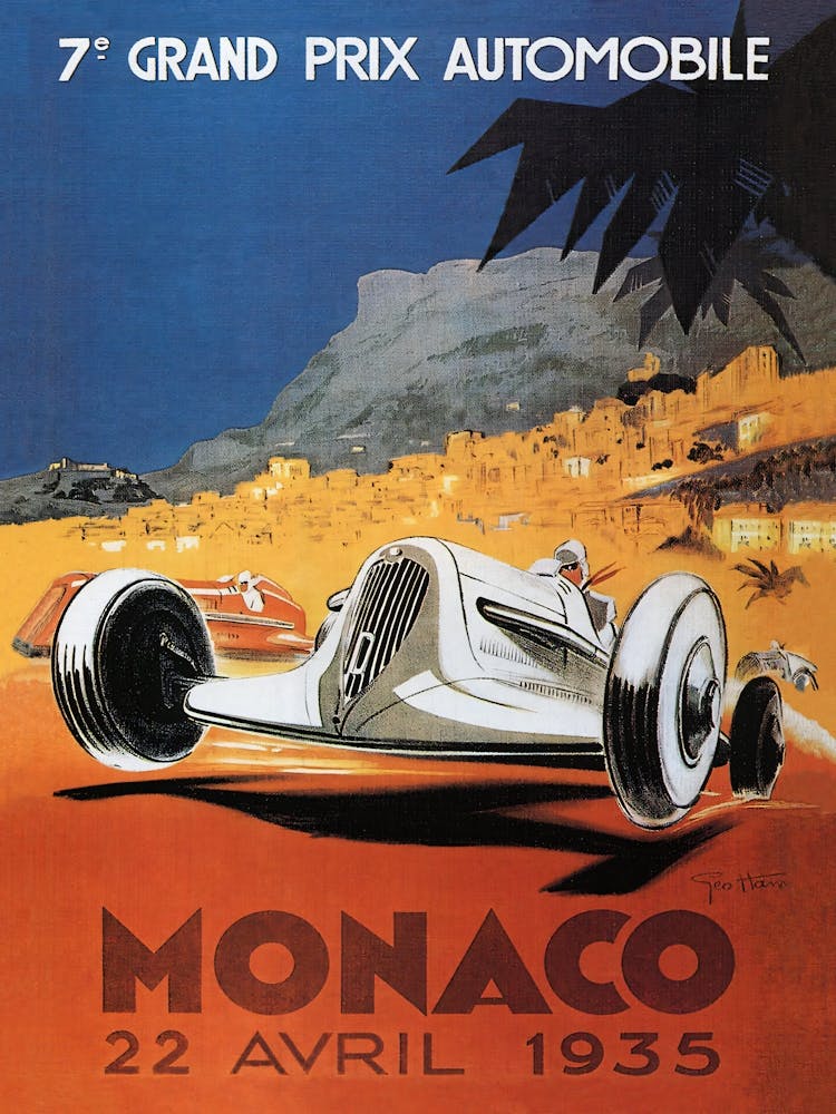 Vintage Monaco 22 Avril 1935