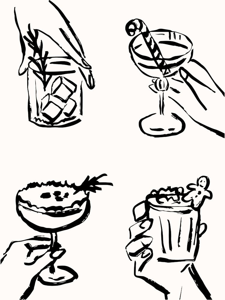 Christmas Cocktail Poster 1