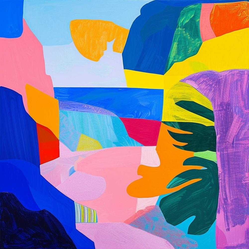 Abstract Travel Collection Ambergris Caye Belize 1