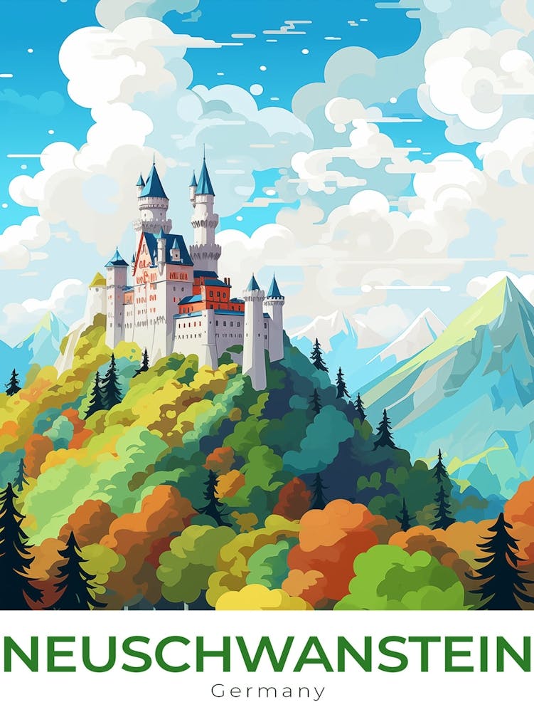 Deutschland Neuschwanstein Reise 1