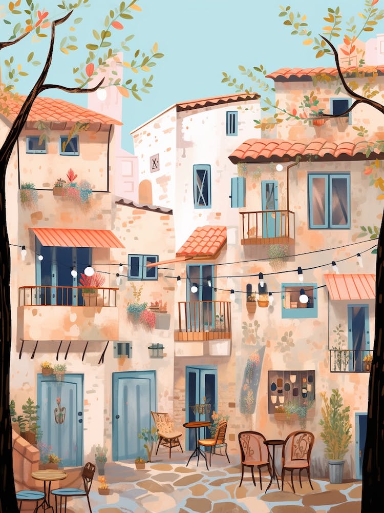 Paphos Cyprus 2 Illustration