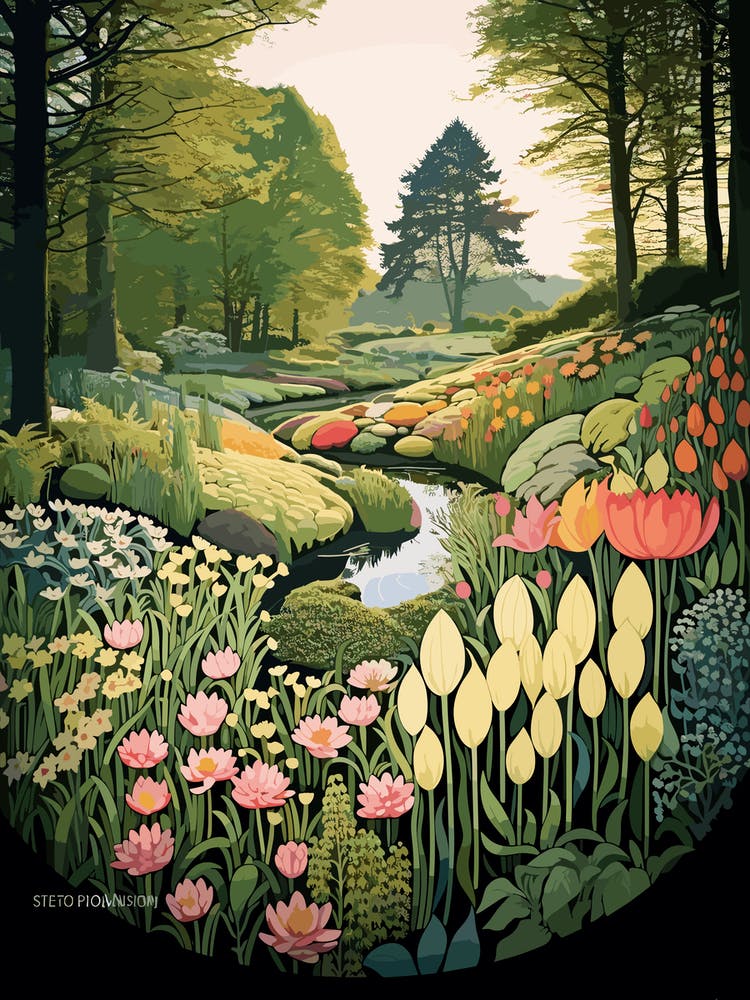 Keukenhof Gardens Netherlands Henri Rousseau Stil 1