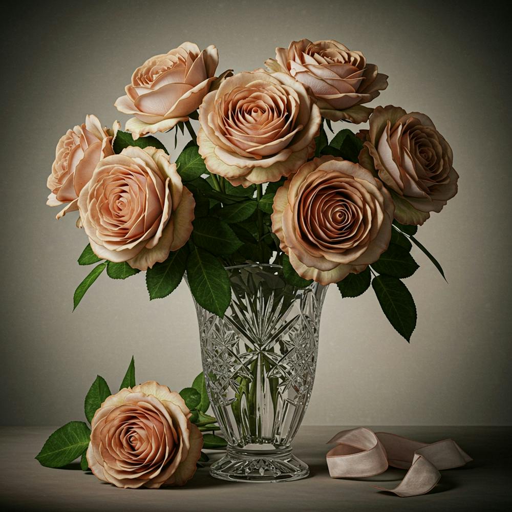 Roses In A Vase 3