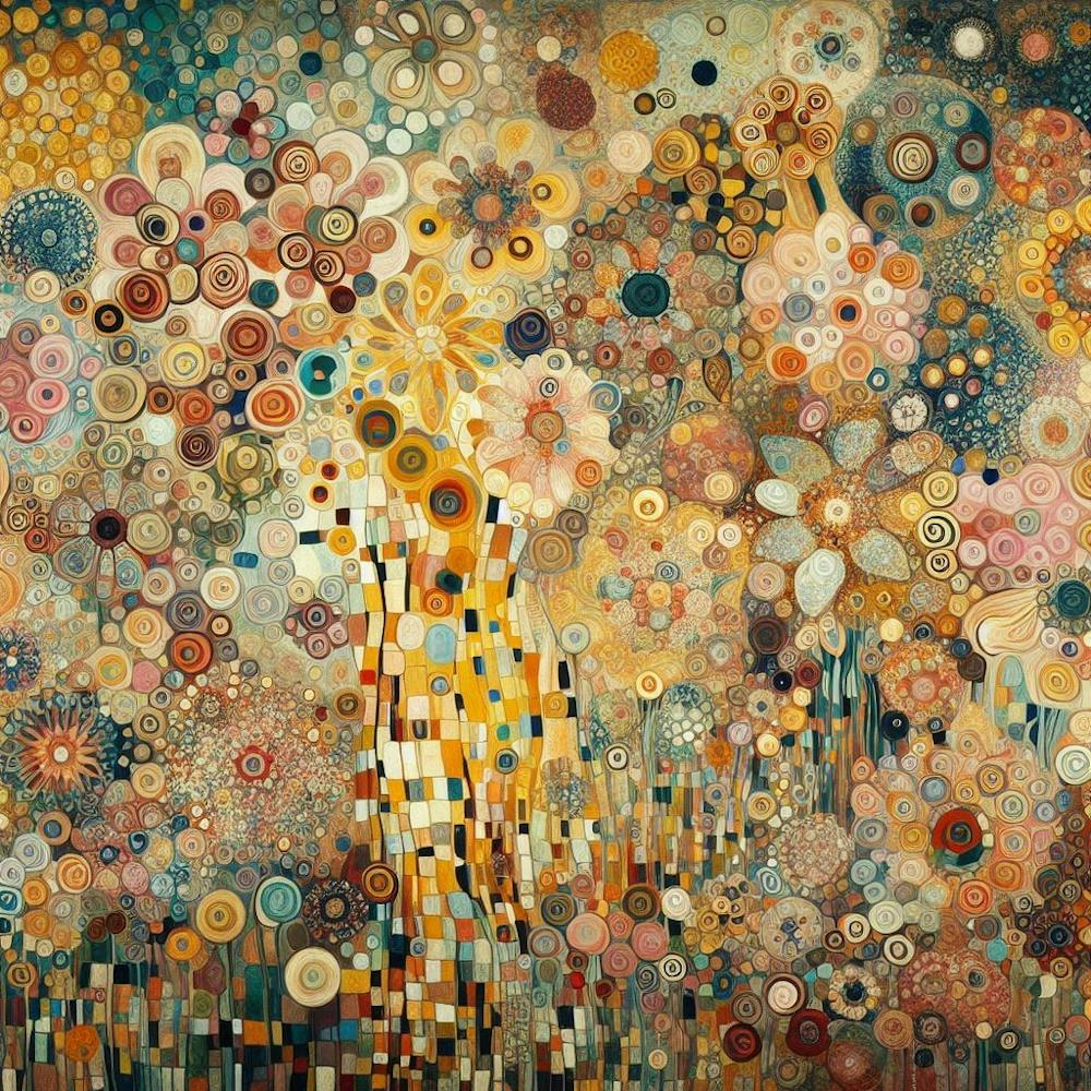 gustav klimit Dreaming Woman portrait 2