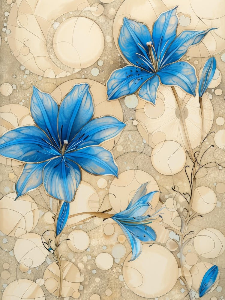 Blue Lilies 1