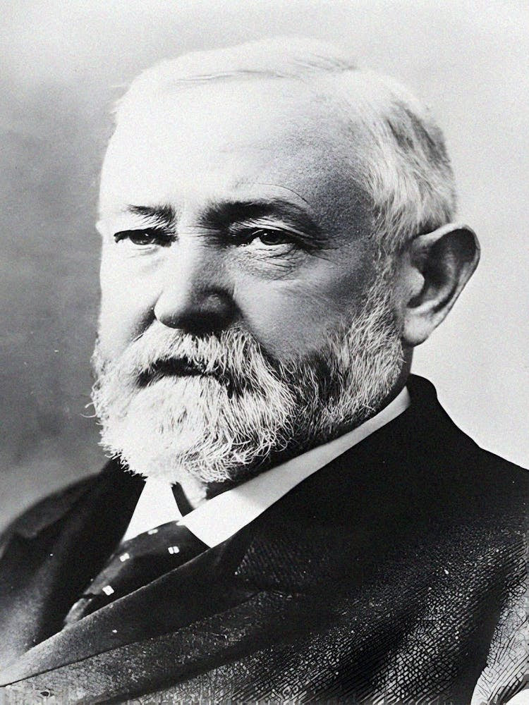 Portrait Of 23rd United States President Benjamin Harrison