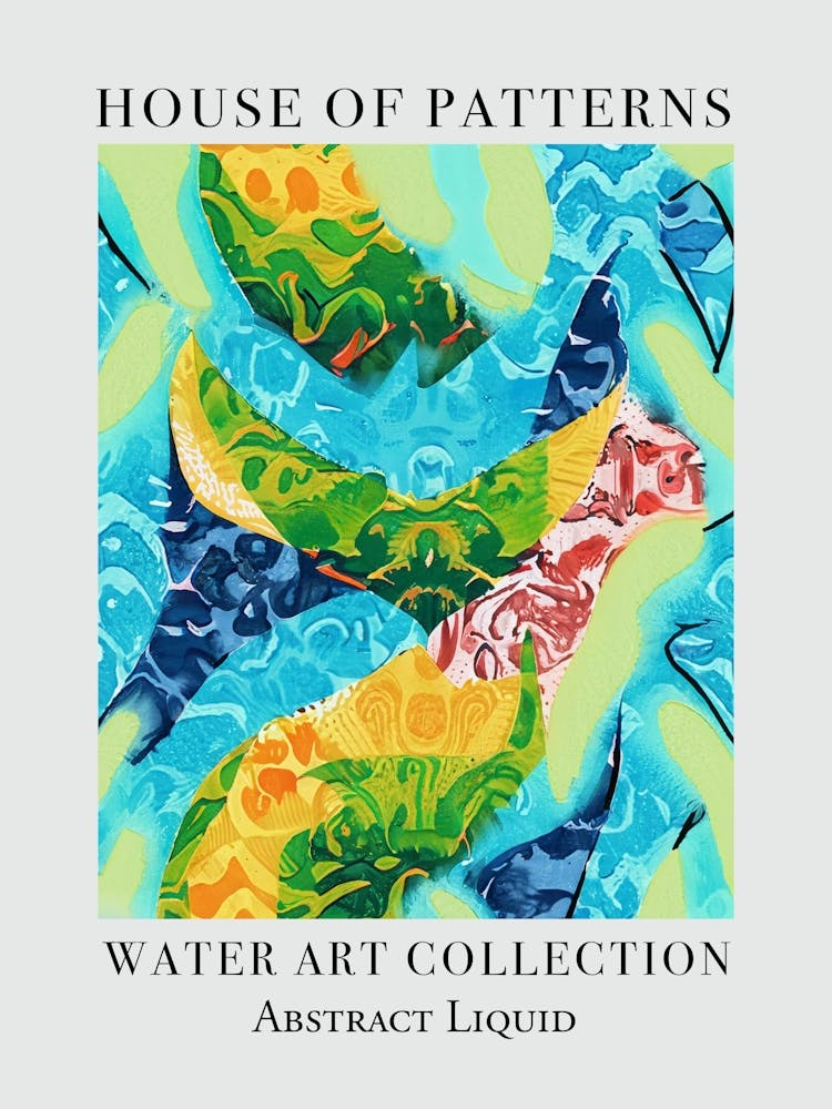 House Of Patterns Abstract Liquid Water 12