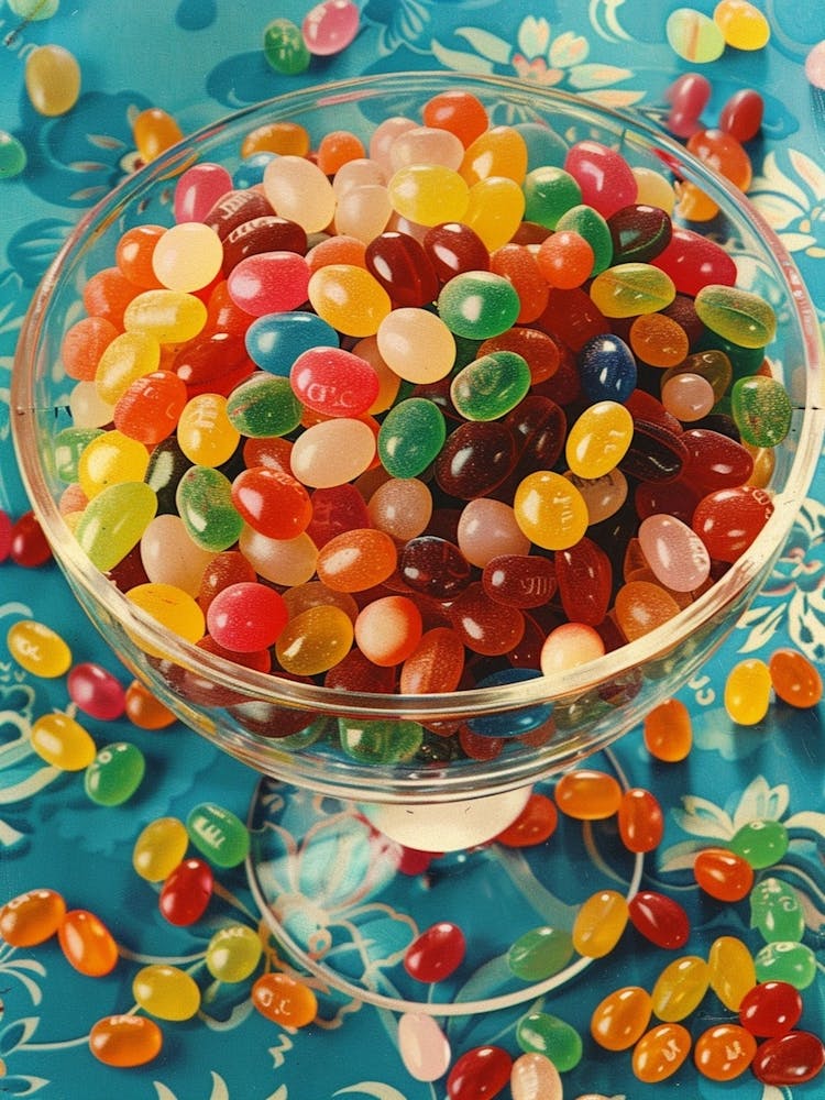 Jelly Beans Candy Sweets Pattern 1
